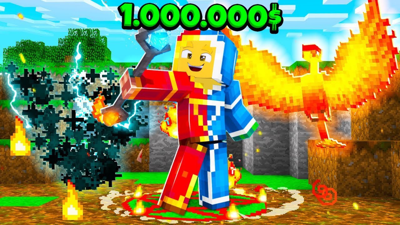 PASO de VAGABUNDO a MILLONARIO en MINECRAFT - WIZARD SIMULATOR