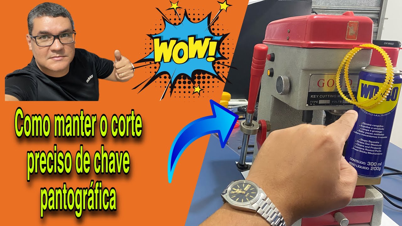 COMO MANTER UM CORTE PRECISO DE CHAVE PANTOGRÁFICA !!!