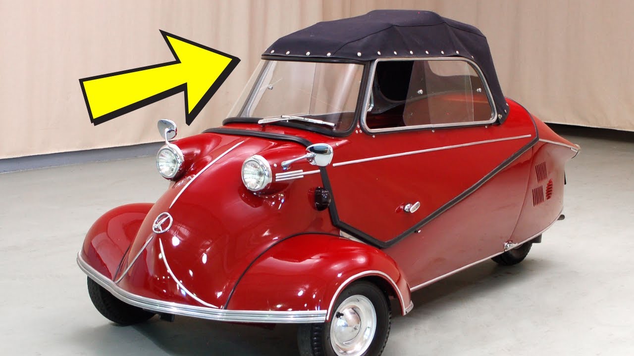 Even at 36 HP & Fabric Roof, the 1959 Messerschmitt KR200 Shocked Everyone with 70 MPH Speed