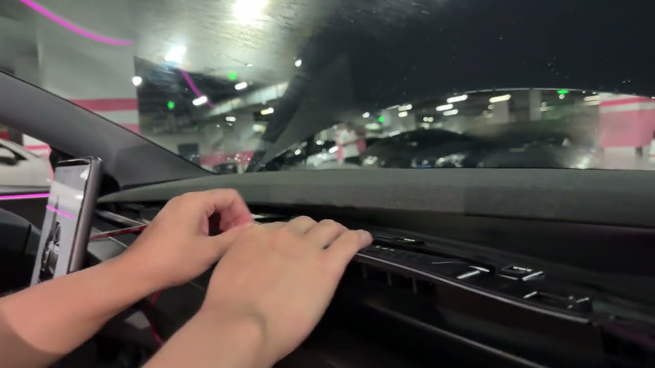Tesla Blind Spot Monitoring Ambient Light Kit for Model 3 & Y (2020–2025) Installation Guide
