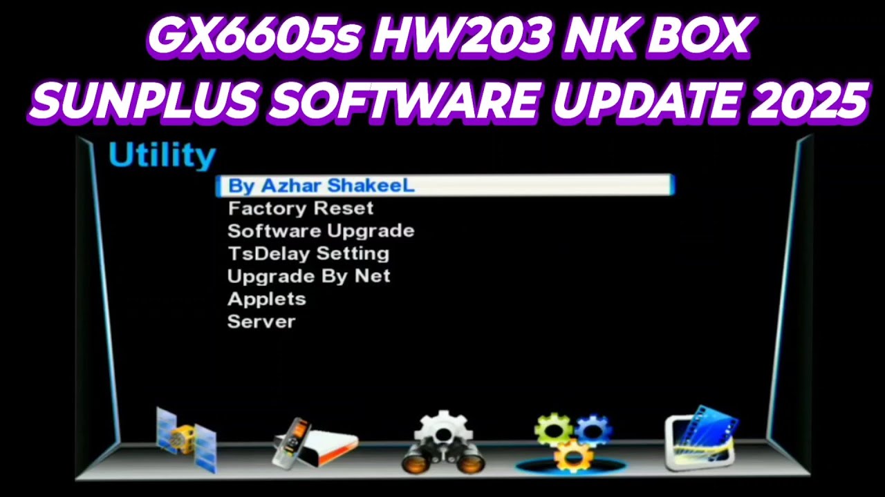 🚀 SUN PLUS SOFTWARE UPDATE 2025 🔥 GX6605S HW203 NK BOX NEW UPDATE | STEP BY STEP | #gx6605s #sunpls