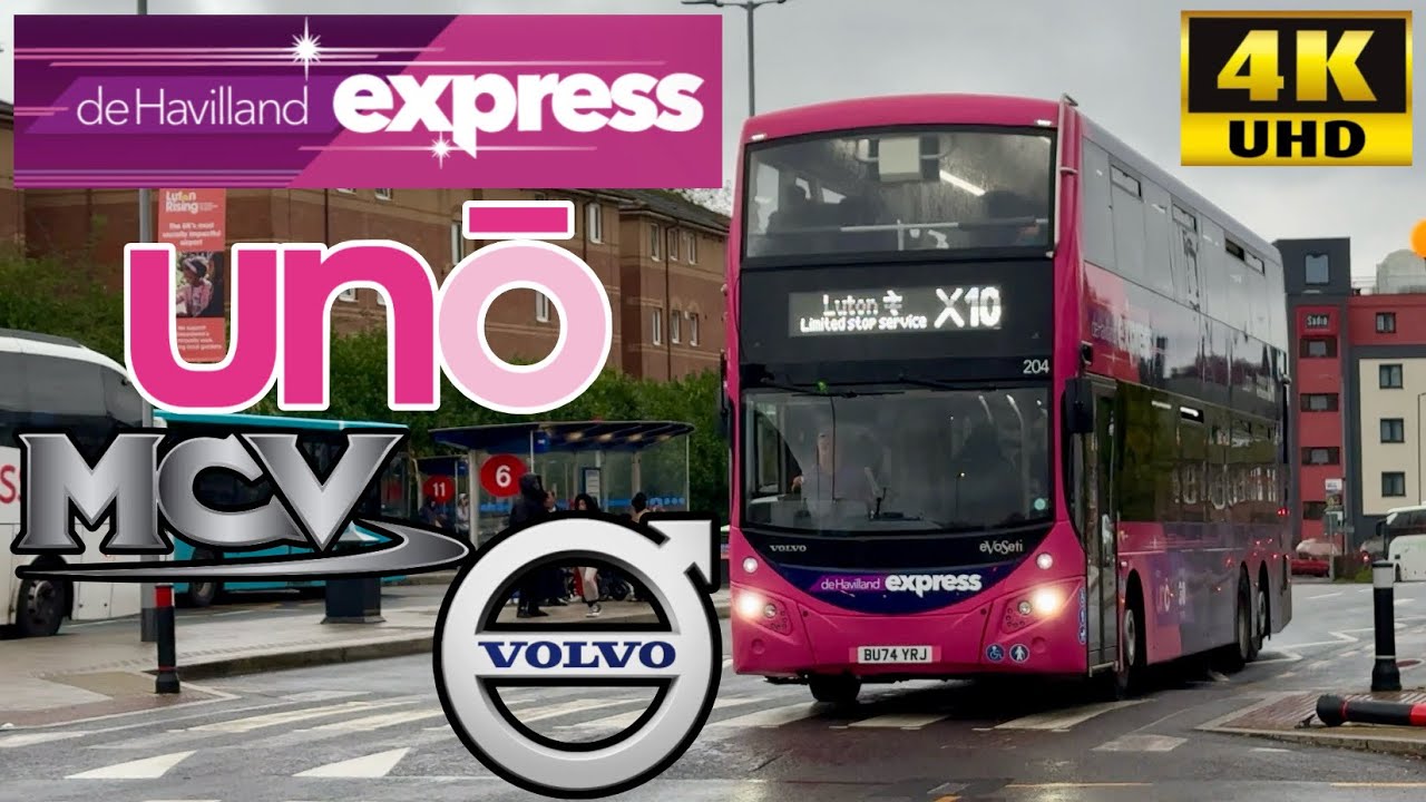 [Unō Bus de Havilland Express: X10 Luton to Hatfield Uni Of Hertfordshire] MCV EvoSeti Volvo B8L