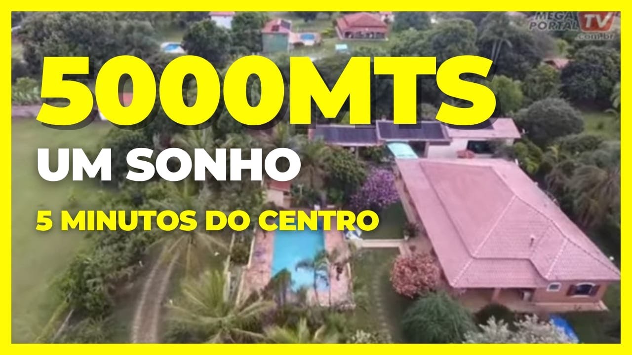 Chácara ESPAÇOSA, CONFORTÁVEL e bem equipada.