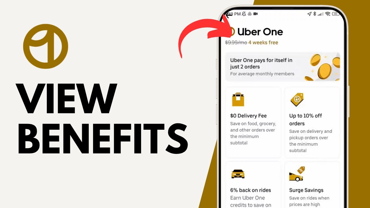 How to View Uber One Benefits?