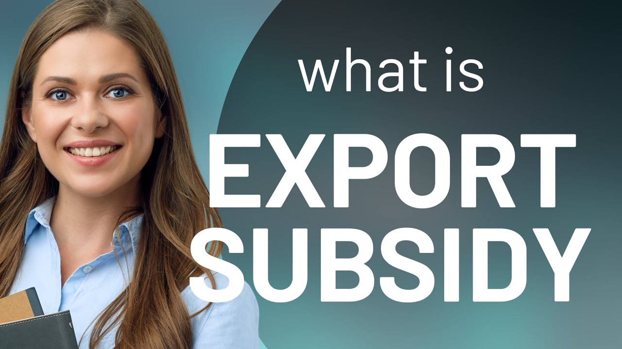 Understanding Export Subsidies: Simplified for English Learners
