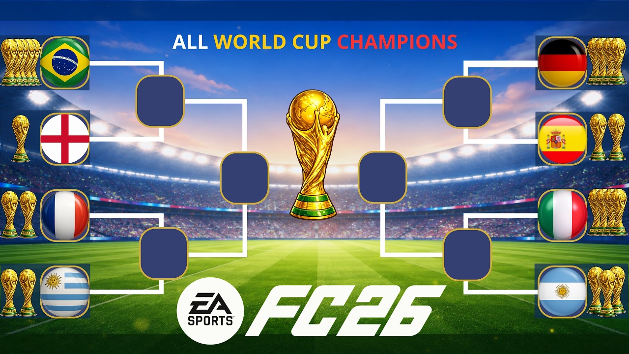 All World Cup Champions in One Tournament! | FC 26 Penalty Shootout