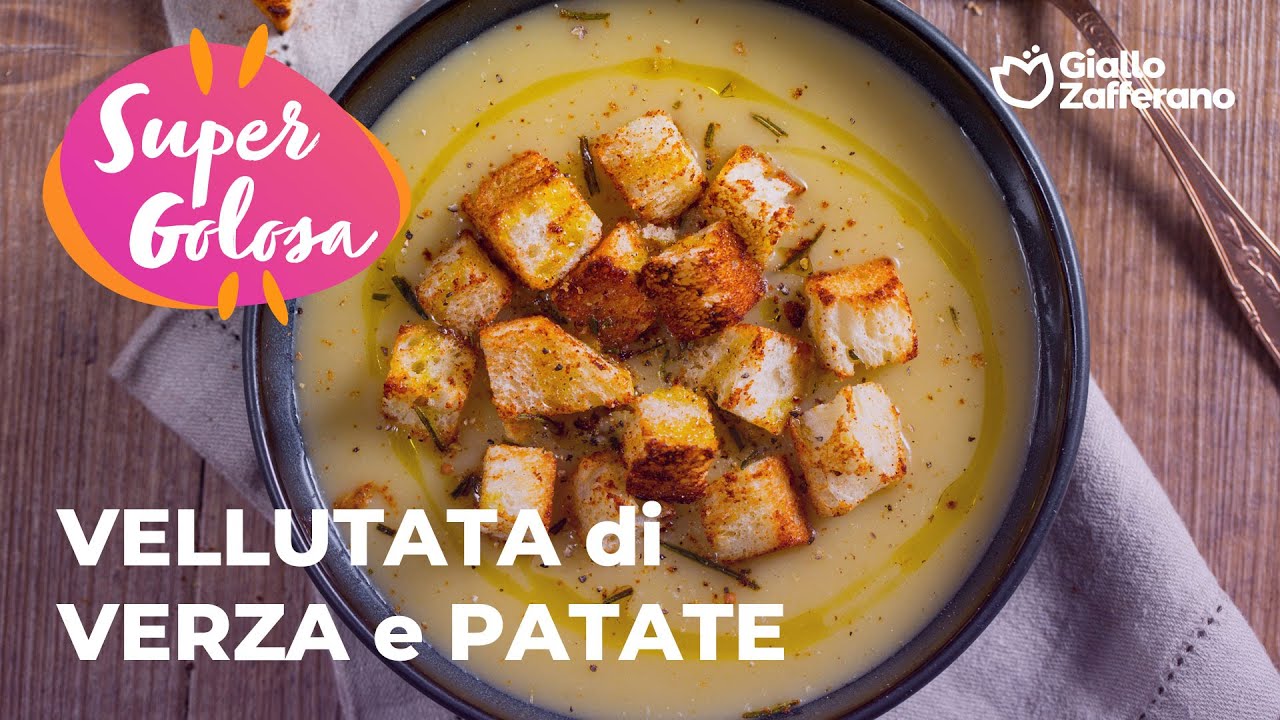 🌿🥔 VELLUTATA di VERZA e PATATE: SAPORITA e VELLUTATA😍🥄