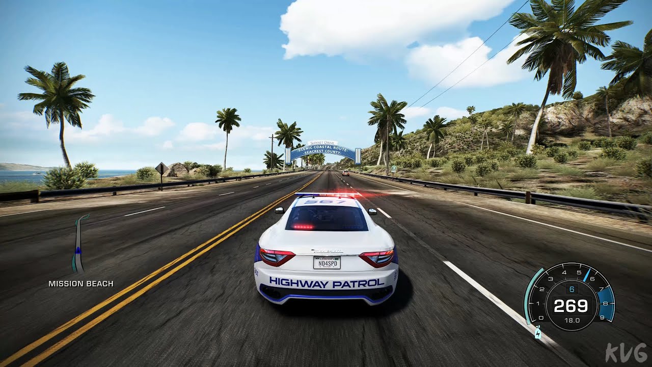 Need for Speed: Hot Pursuit Remastered - Maserati GranTurismo S (Police) - Free Roam Gameplay