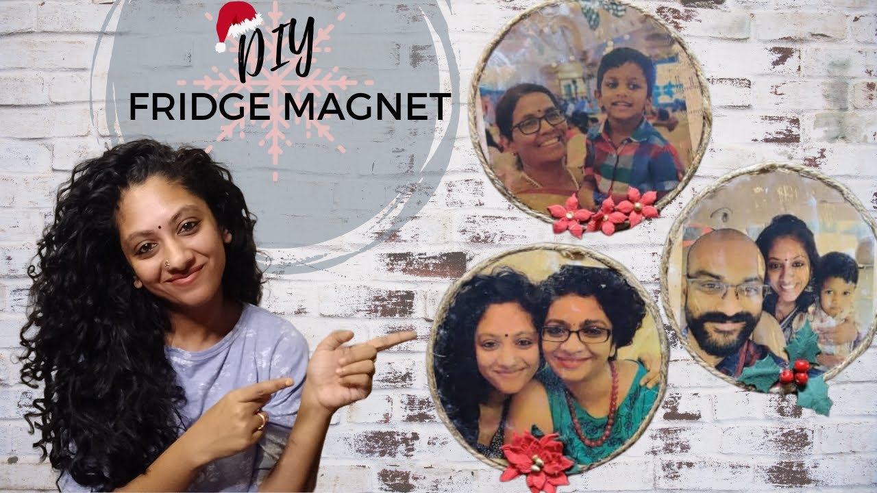 DIY Fridge Magnets | DIY #WithMe | Image Transfer to Wood