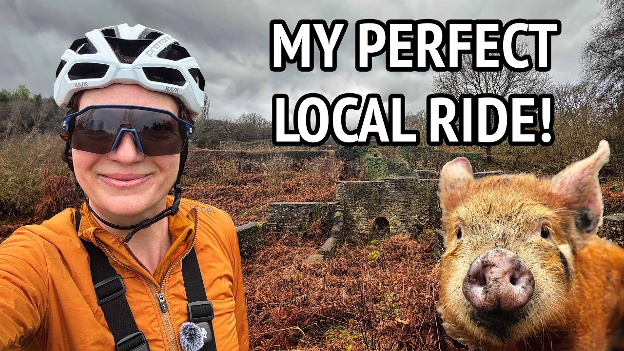 My Local Gravel Trails Never Disappoint 🚴‍♀️ Deer, Piglets & Hidden History!