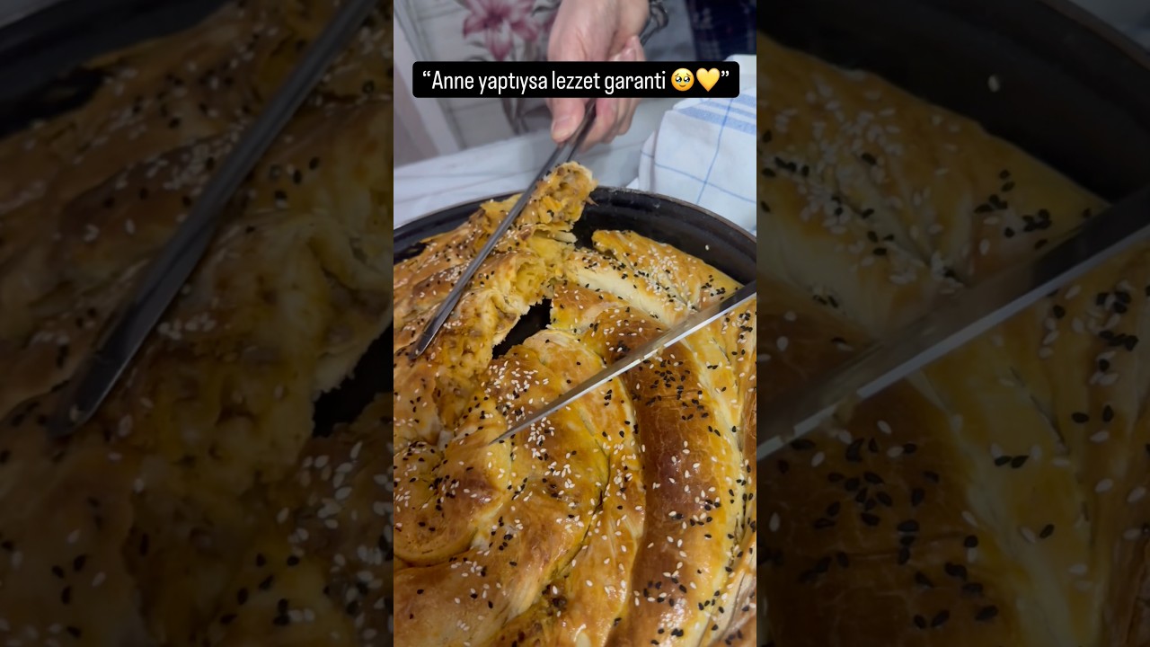 Anne Eli Değmiş El Açması Kıymalı Börek 🥹🥧 #Shorts