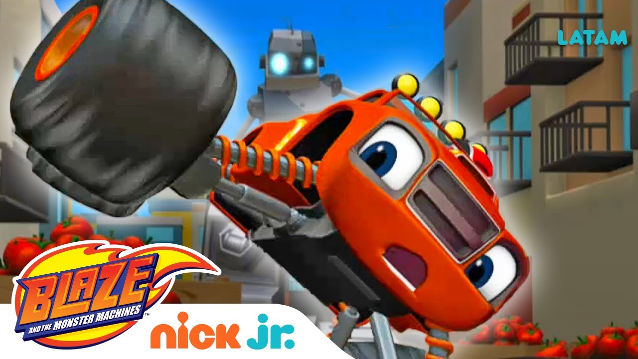 Blaze detiene al Robot 🤖 | Blaze and the Monster Machines