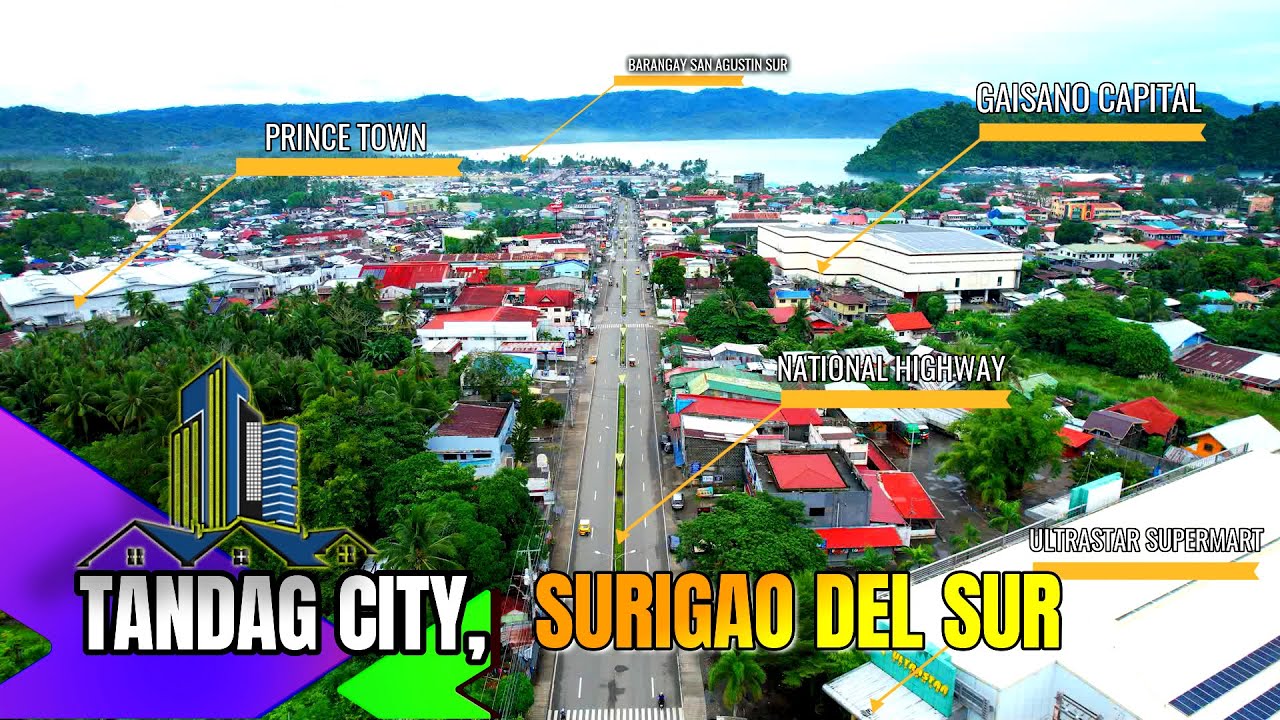 TANDAG CITY, SURIGAO DEL SUR | DRONE SHOTS | HD | TRIP OUTDOOR