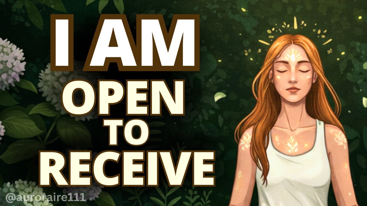 I AM Open to Receive | Morning Abundance Affirmations for Miracles, Wealth & Blessings