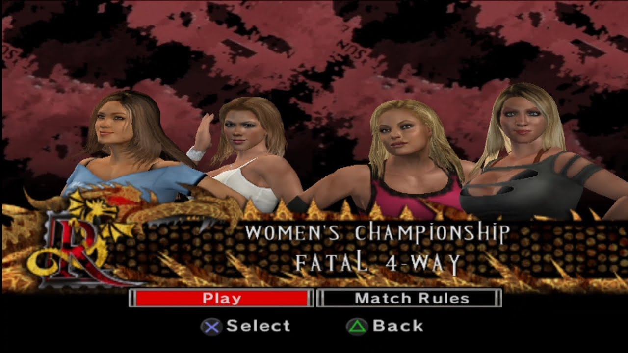 Melina, Mickie James, Trish Stratus & Jillian Hall | Women's Championship - WWE SVR 2007