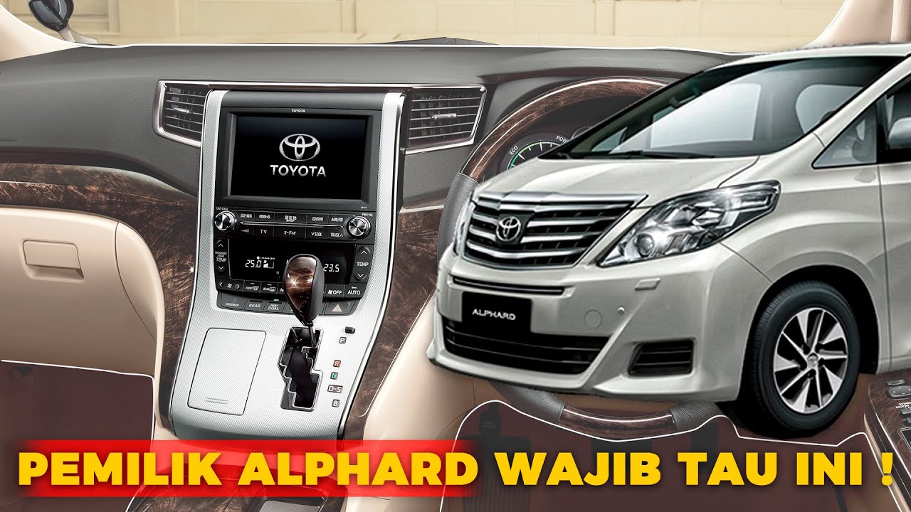 REKOMENDASI HEADUNIT ANDROID YANG COCOK BUAT TOYOTA ALPHARD TIPE PREMIUM SOUND !!