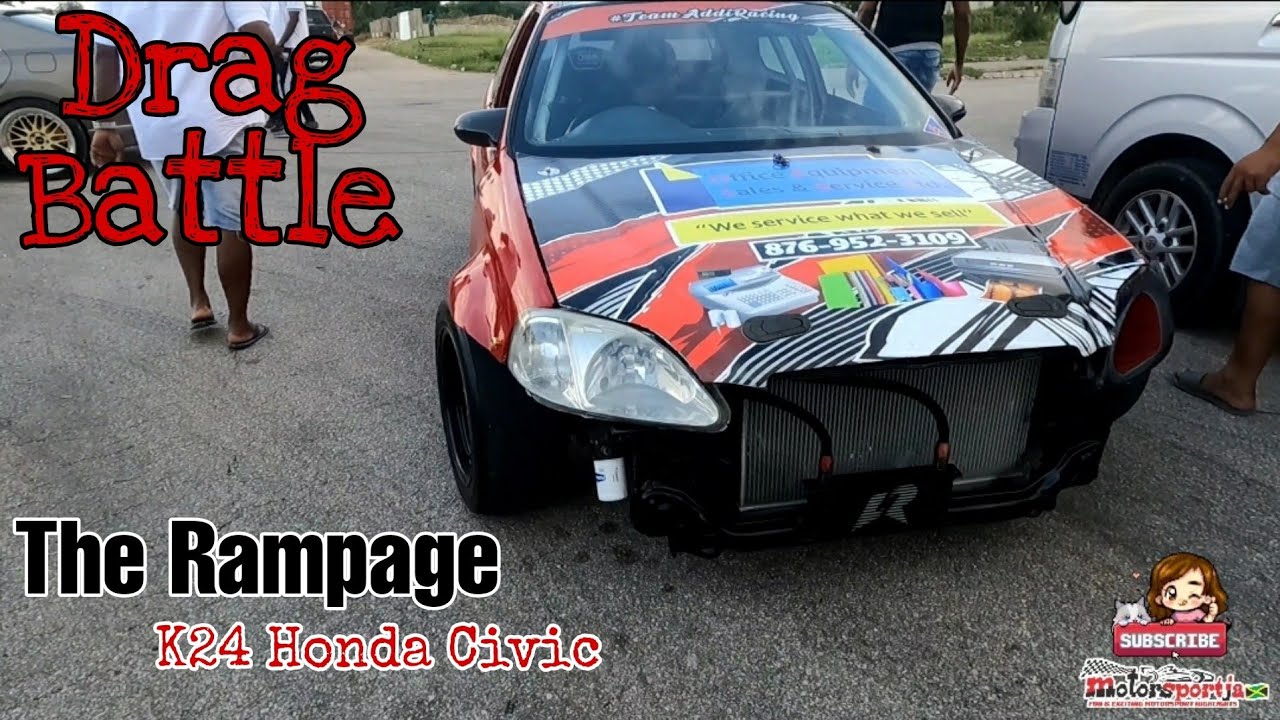 K24 Honda Civic EK at Ironshore Drag Racing #drag #motorsport #racing #nissan #car