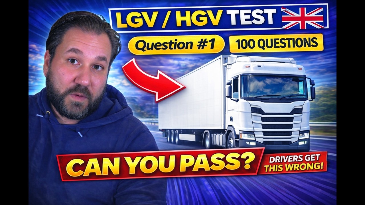 Can You Pass the UK HGV Theory Test? 100 Questions | LGV UK Driving Tests