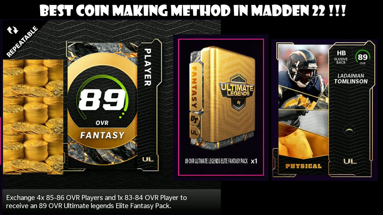 THE BEST COIN MAKING METHOD IN MADDEN 22!!! MAKE COINS FOR GOLDEN TICKETS!