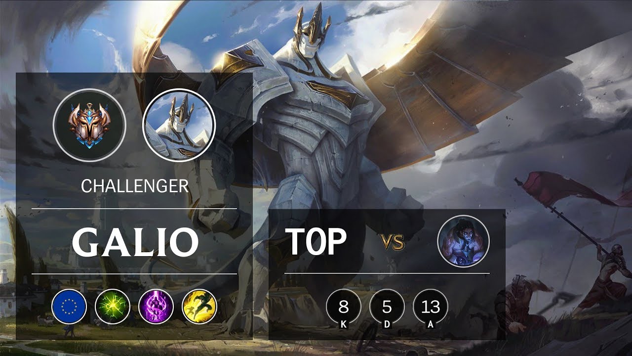Galio Top vs Sylas - EUW Challenger Patch 9.16
