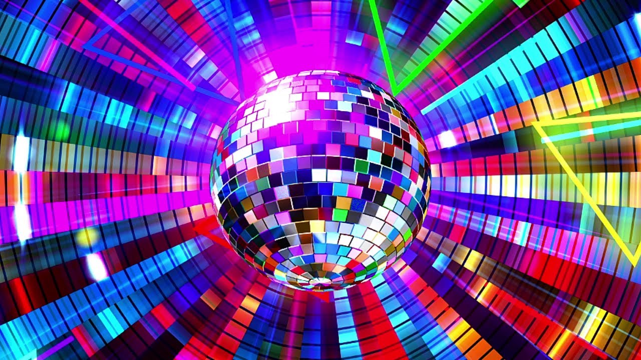 Colorful Disco Ball &ndash; 10H 4K Party Background Visual | Vibrant Light Show for Dance & Events