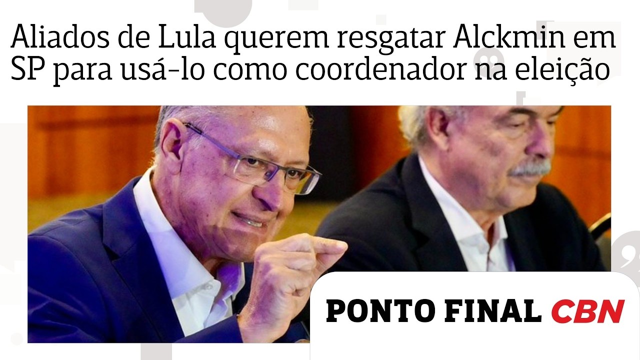 Aliados de Lula querem resgatar Alckmin em SP para usá-lo como coordenador na campanha