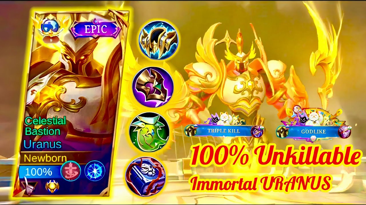 This URANUS is UNKILLABLE in EXP Lane | 100% BEAST | Best Build & Emblem 2026 | MLBB