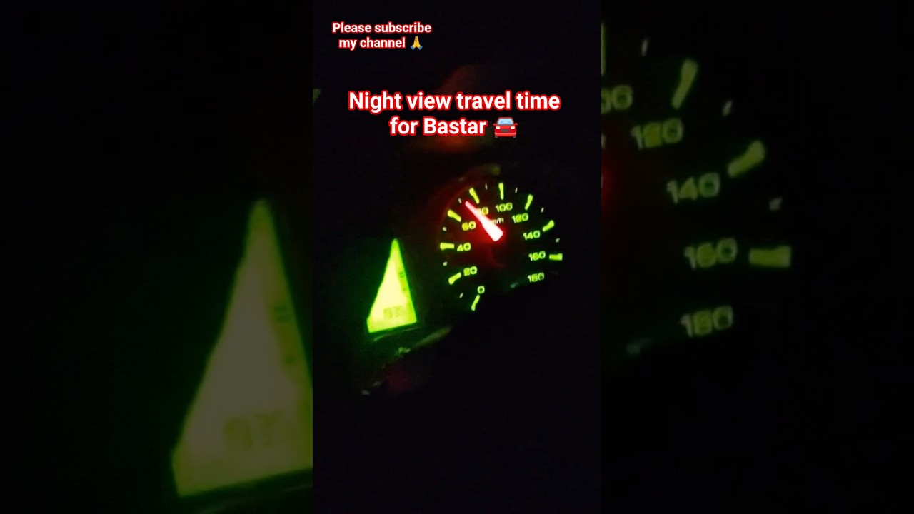 Night Car Journey to Bastar 🌙🚗 | Scenic & Thrilling Road Trip 