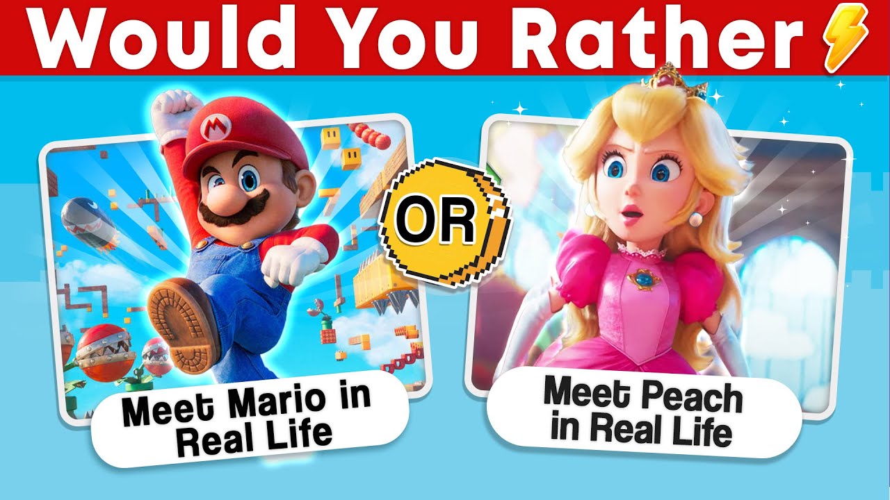 Would You Rather...? Super Mario Bros. Movie 🍄