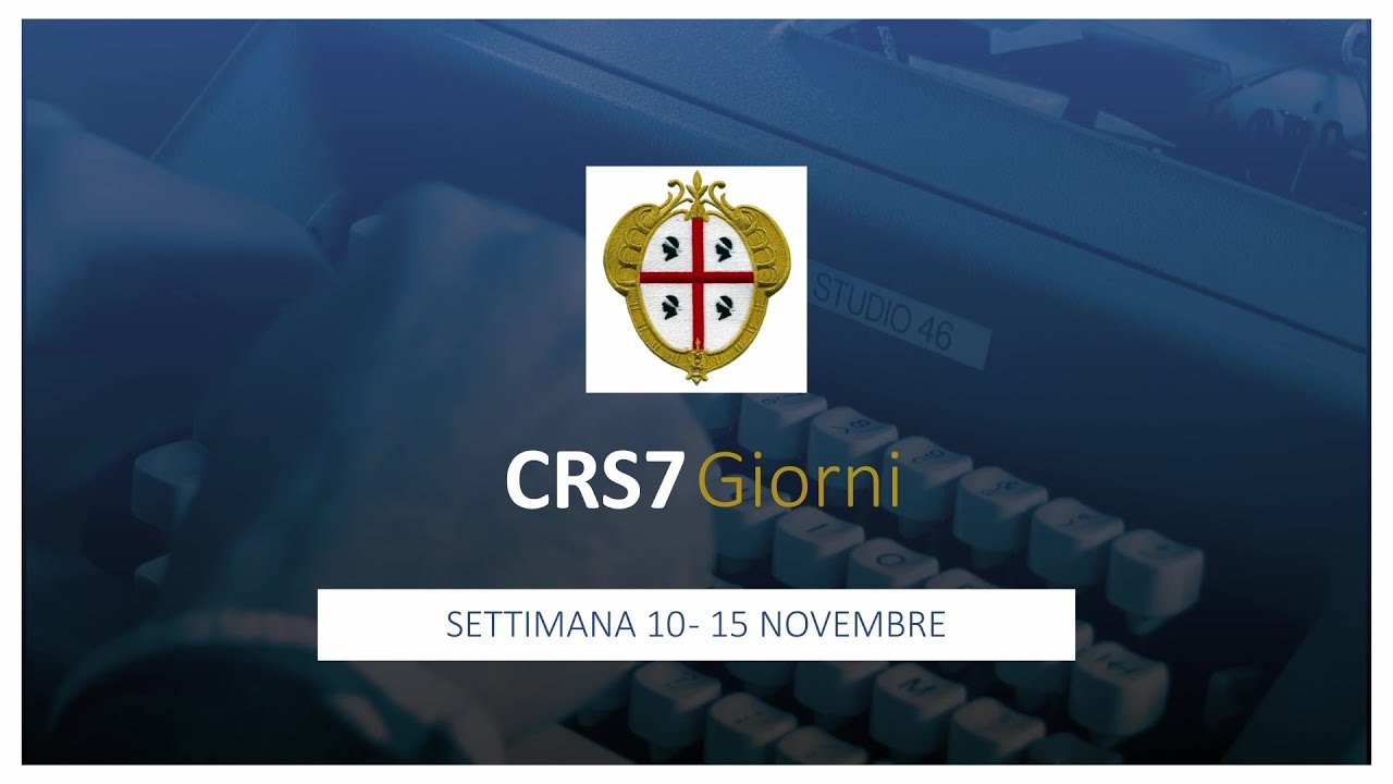 CRS7 Giorni n. 59 - Settimana dal 10 novembre 2025