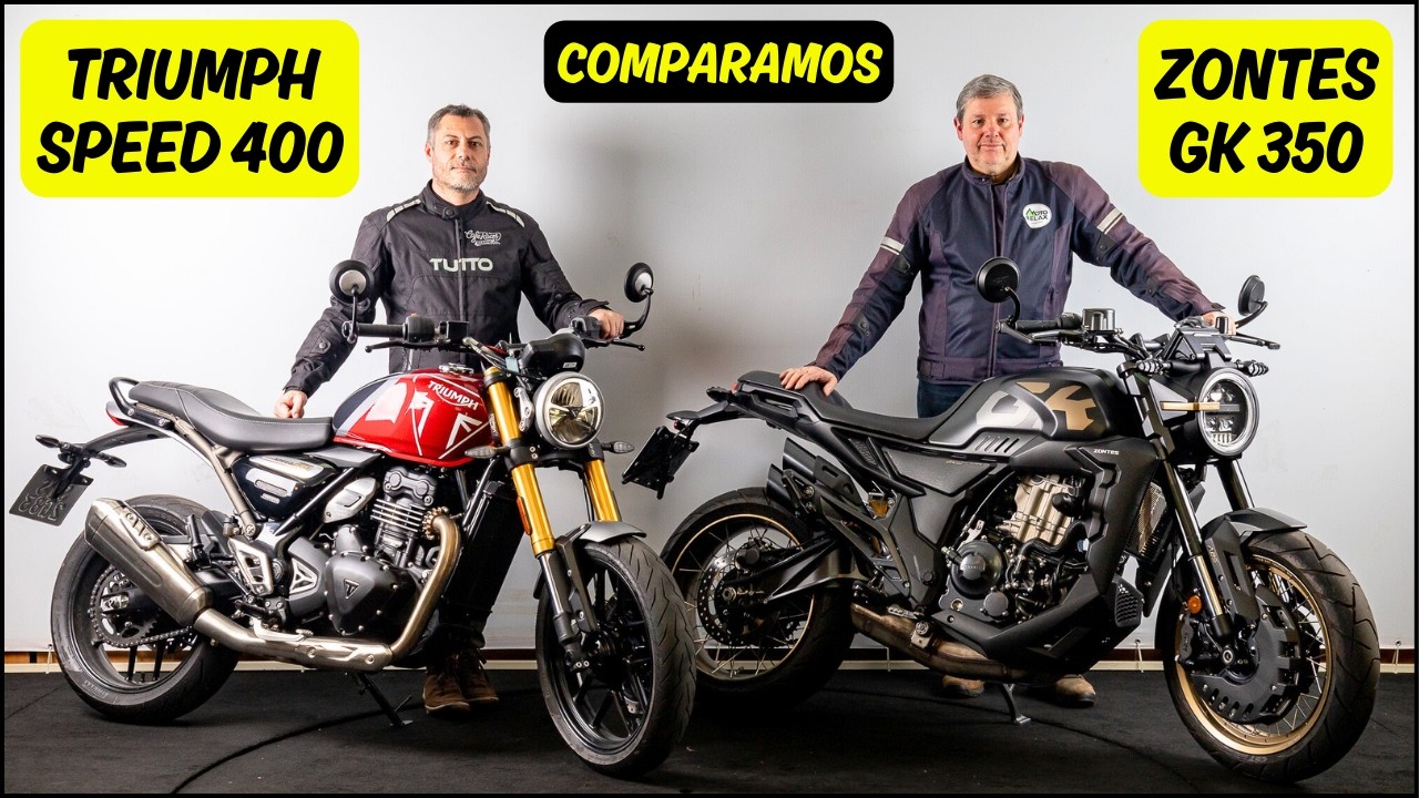 Triumph Speed 400 vs Zontes GK 350: Quem Leva a Melhor? Comparativo Sincero!