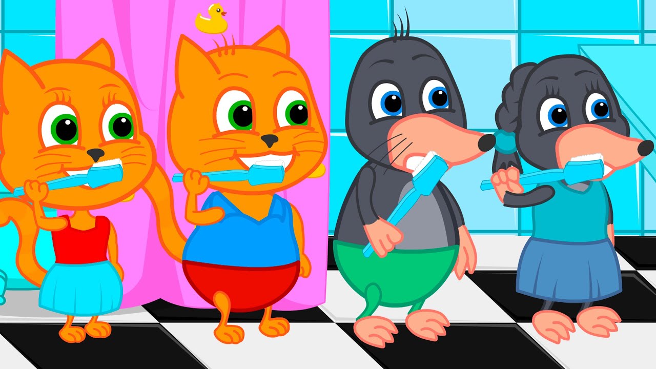 Benny Mole and Friends - Tooth Brushing Competition Animation 13+