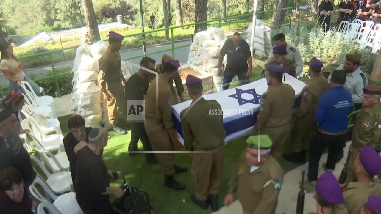 Mourners attend funeral of Israeli soldier killed during military operation in northern Gaza