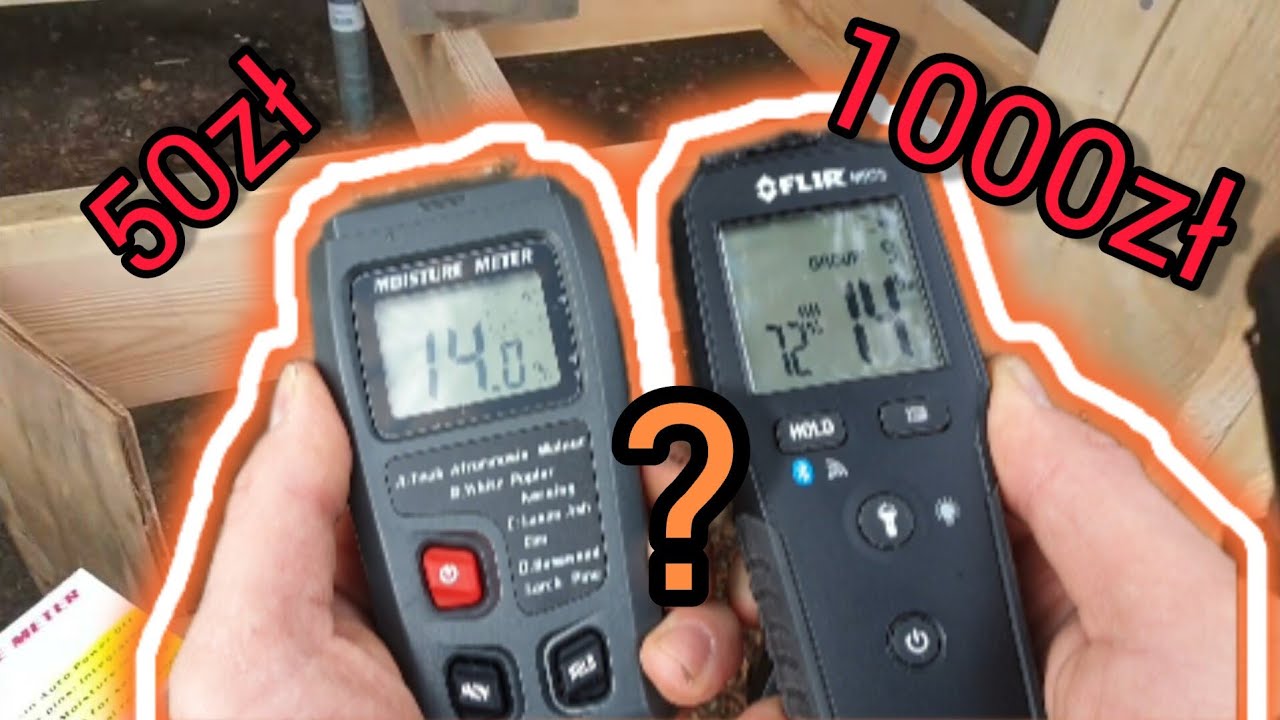 Test taniego miernika wilgotności za 50zł. Porównanie z Flir MR55.