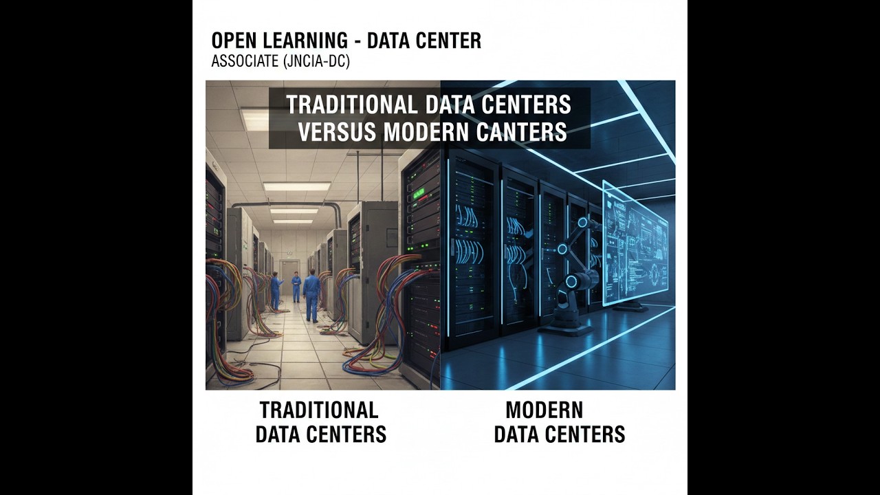Open Learning - Data Center, Associate (JNCIA-DC)- Traditional Data Centers Versus Modern Data Cen..