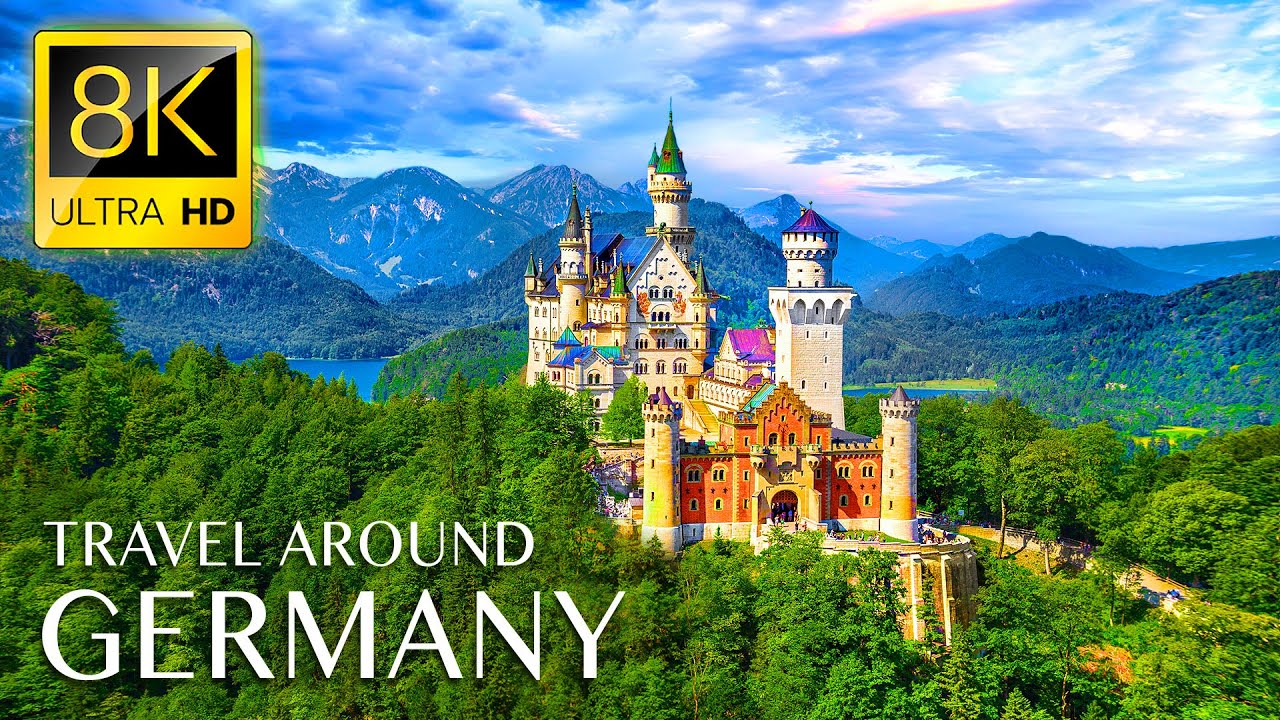 GERMANY 8K &bull; Beautiful Scenery, Relaxing Music & Nature Soundscape in 8K ULTRA HD