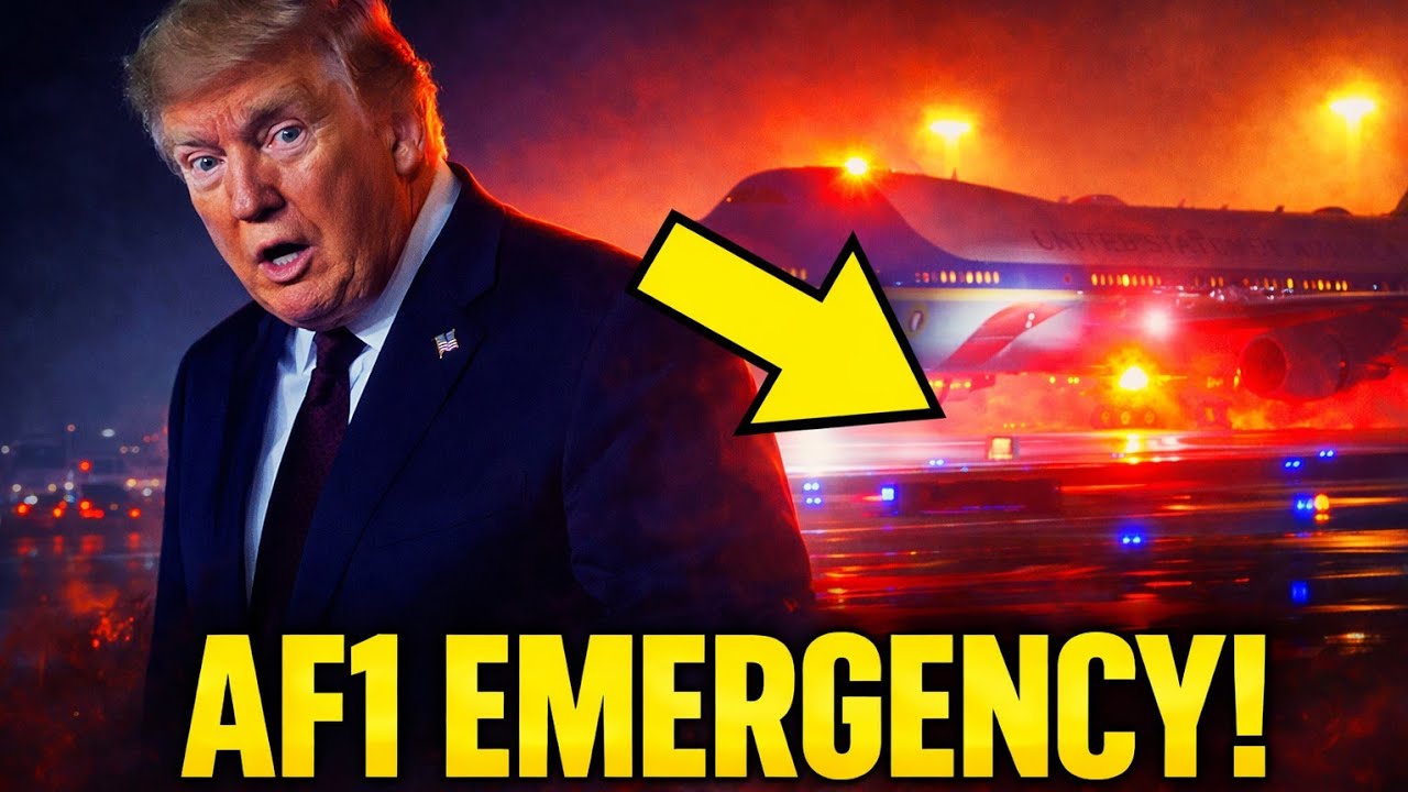 Trump’s Air Force One Emergency Landing Sends Shockwaves Across the World!