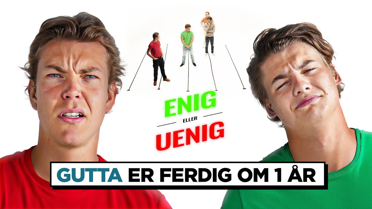 Er GUTTA lagt ned om 1 år? Enig eller Uenig?