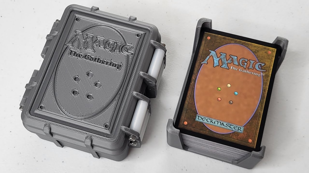 Magic The Gathering Rugged Card Box 3D Printed