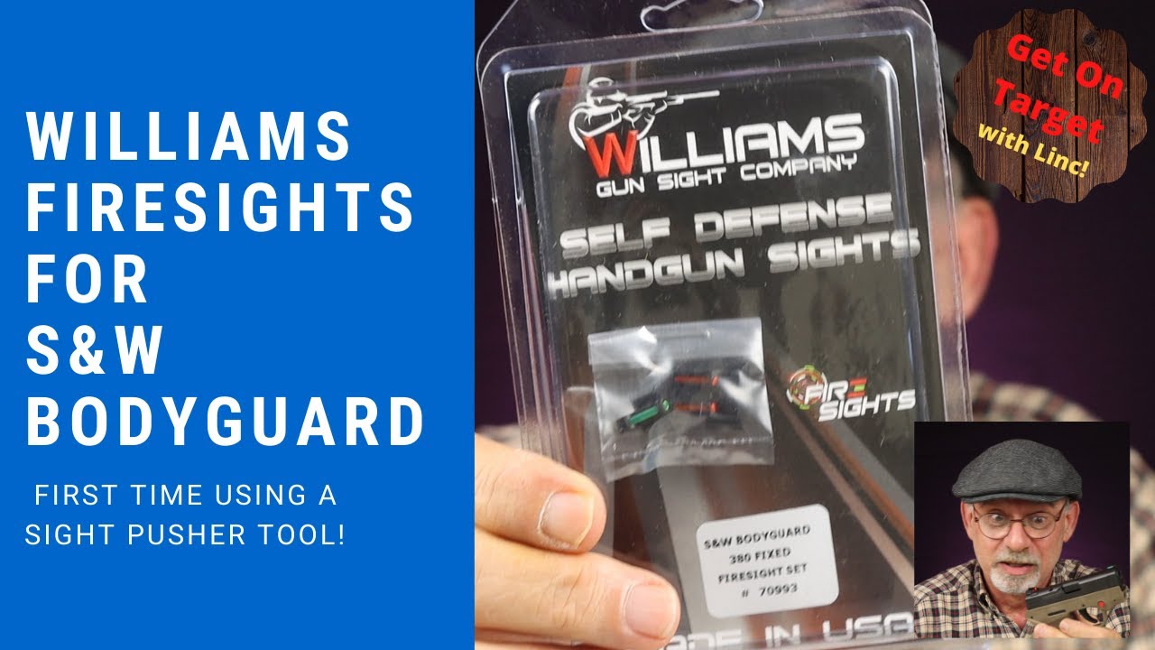 Williams Fire Sights for Bodyguard 380