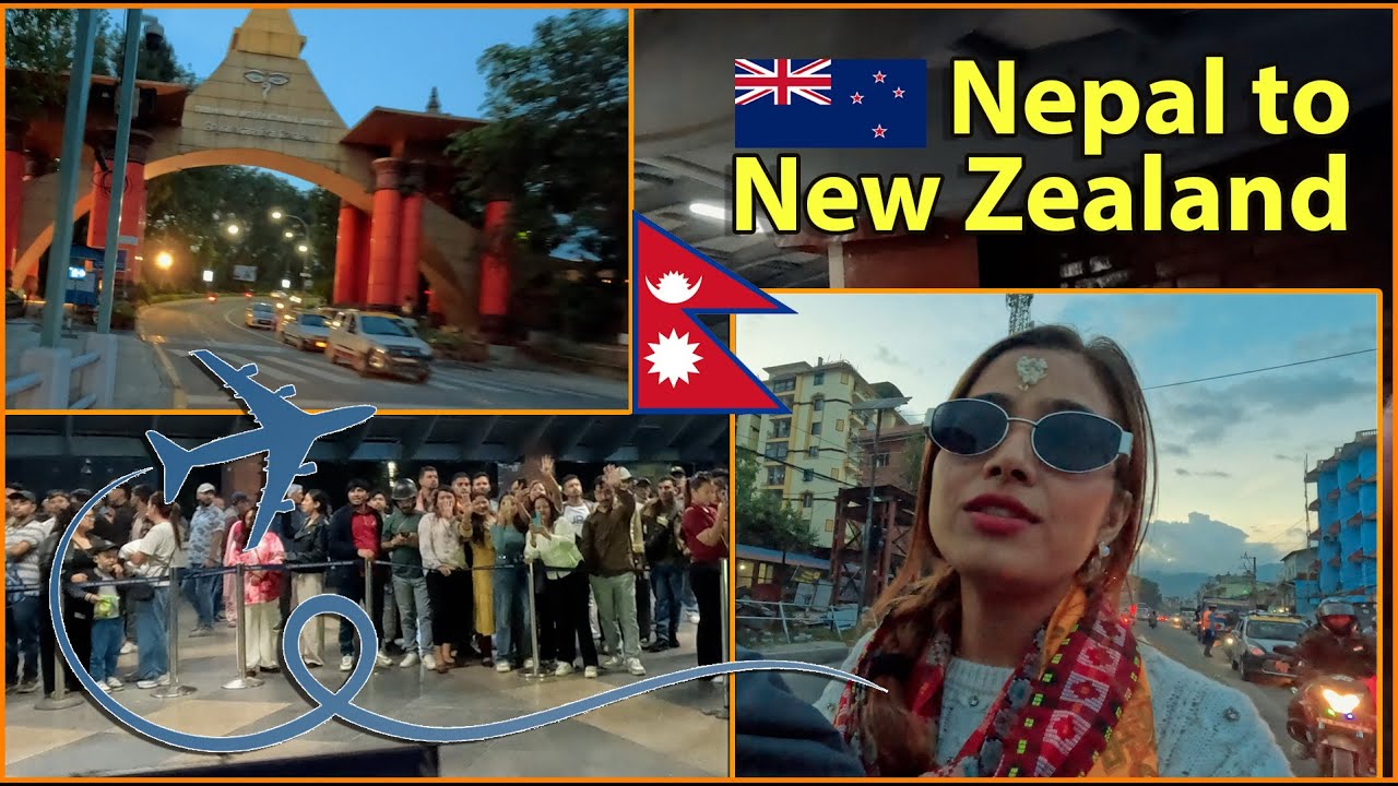 My First International Flight | Nepal to New Zealand - An Emotional Journey 🇳🇵✈️🇳🇿