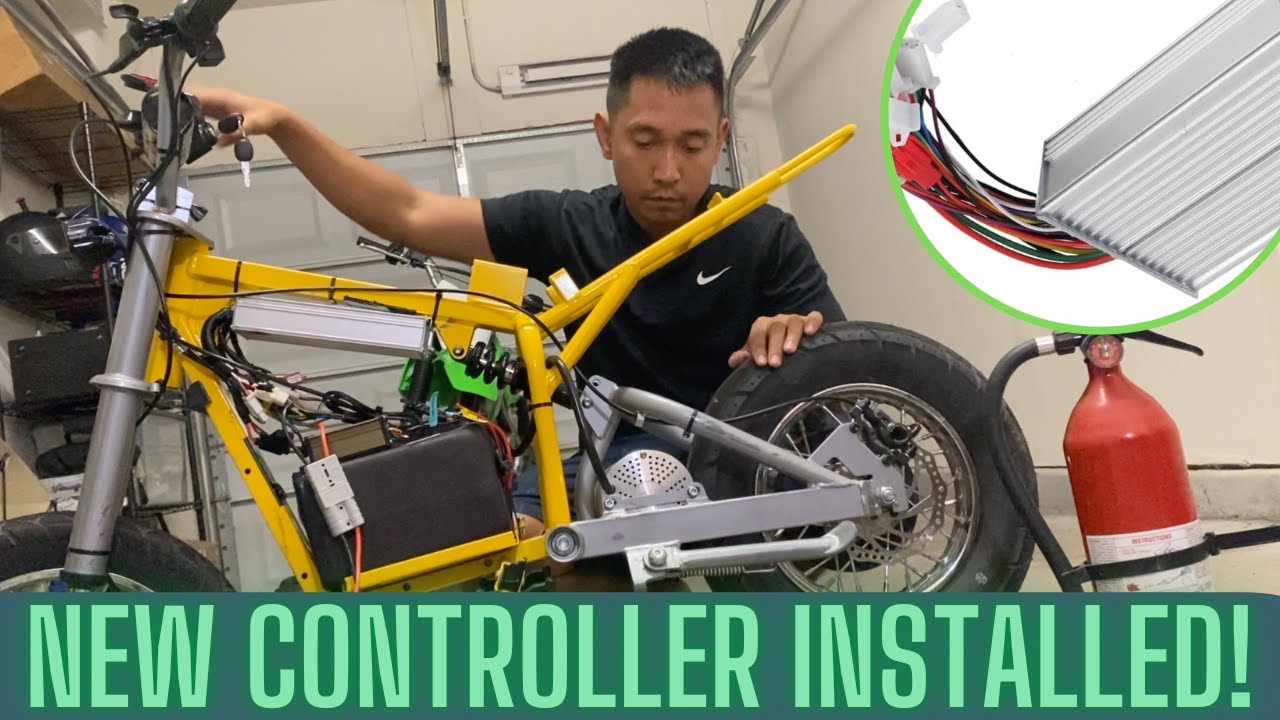 New Controller Installed on the MX650 | Cozyel 45A 48V 72V 2000W Razor Electric Bike Brushless