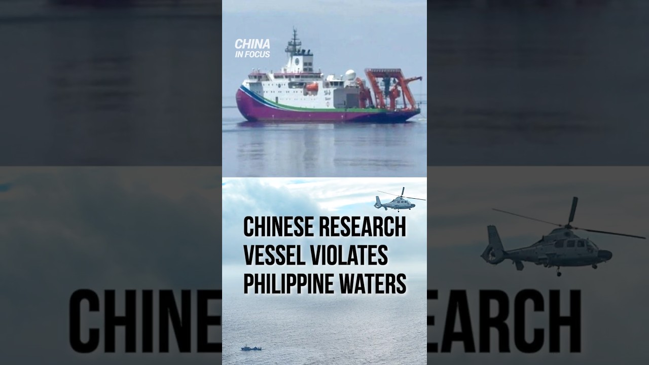 Chinese Research Vessel Violates Philippine Waters