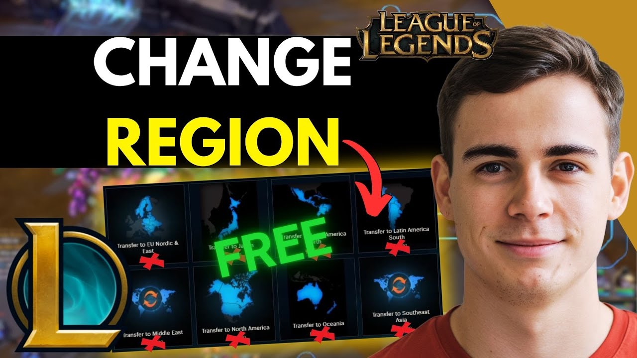 Как легко изменить регион учётной записи в League of Legends (2025)