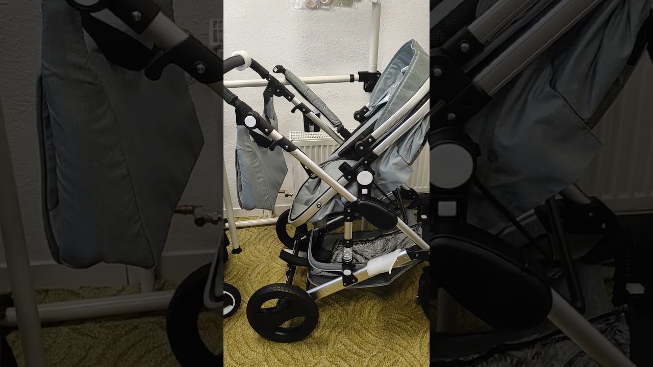 Easy to mount Kiduku 3 in 1 Kinderwagen Stroller