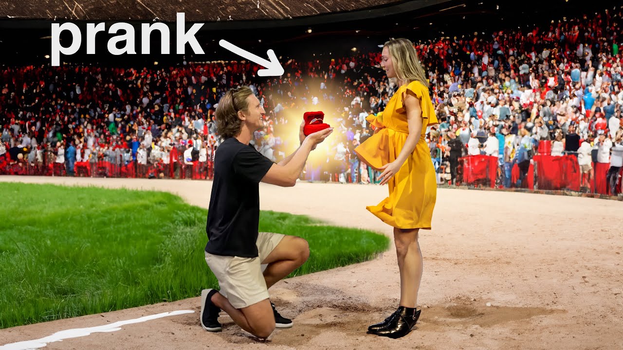 I did a bunch of fake proposals in this video