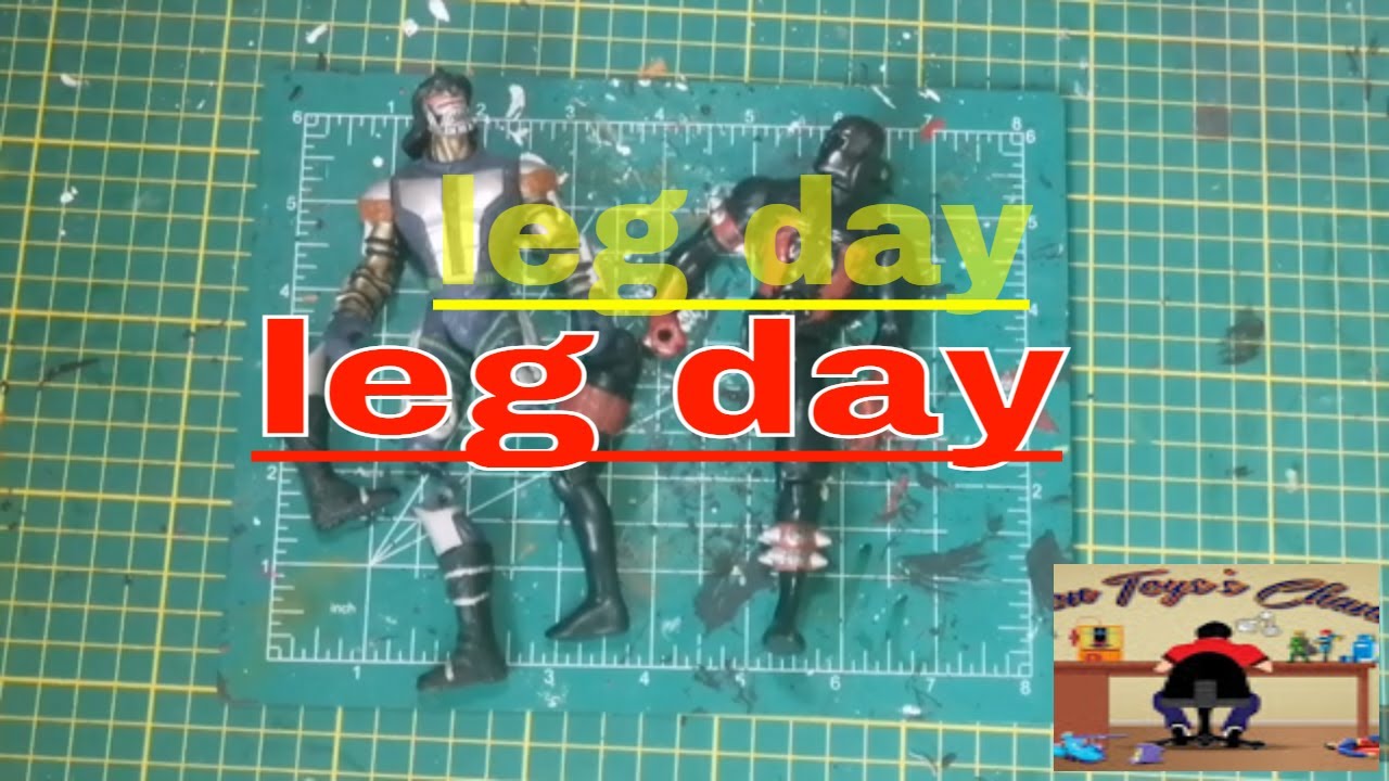 Vintage toy leg repair