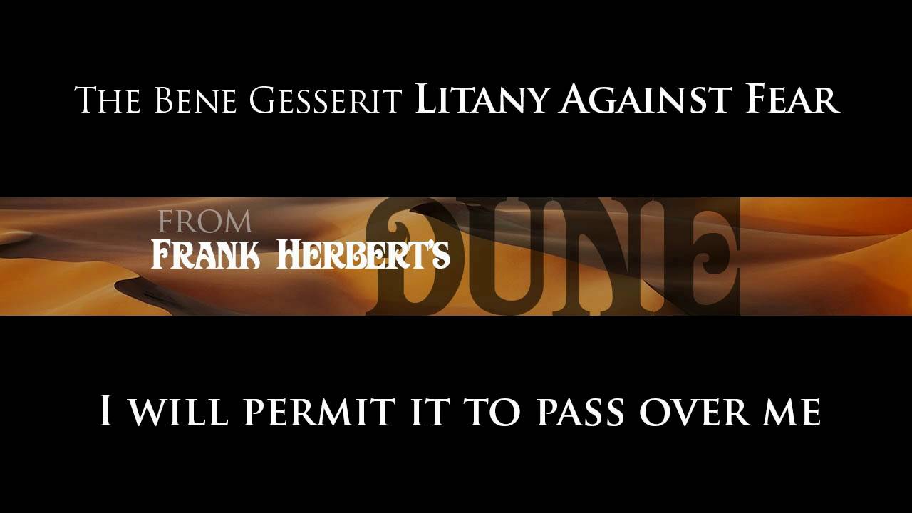 Litany Against Fear Musical Arrangement
