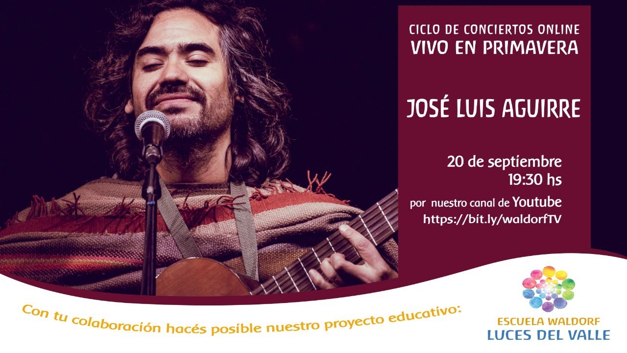 Concierto de José Luis Aguirre (con Sonia Lescano y Pancho de los Aromos en danza)