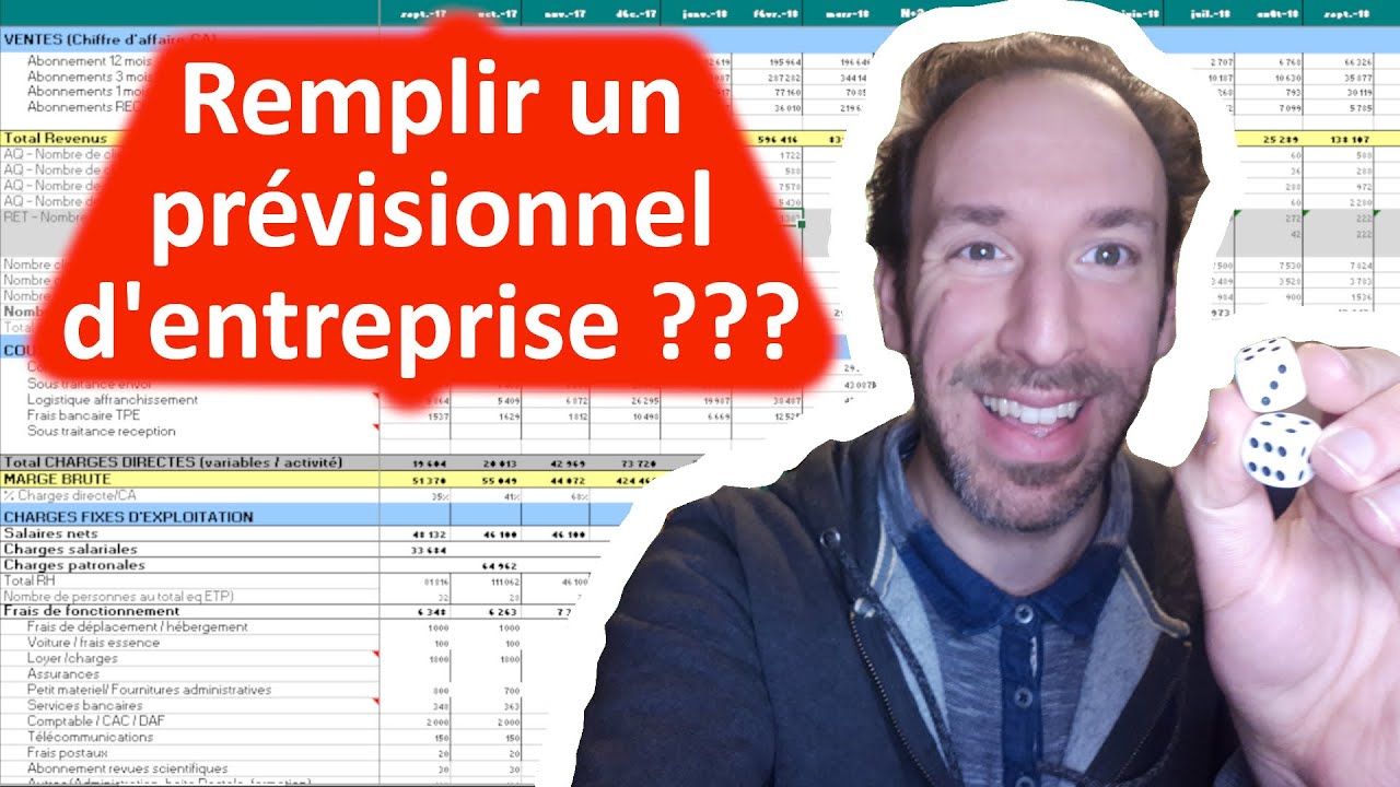 🔴 [TUTORIEL] BUSINESS PLAN FINANCIER : COMMENT RÉALISER SON PRÉVISIONNEL D'ENTREPRISE SUR EXCEL 🧮🎲📊🤓